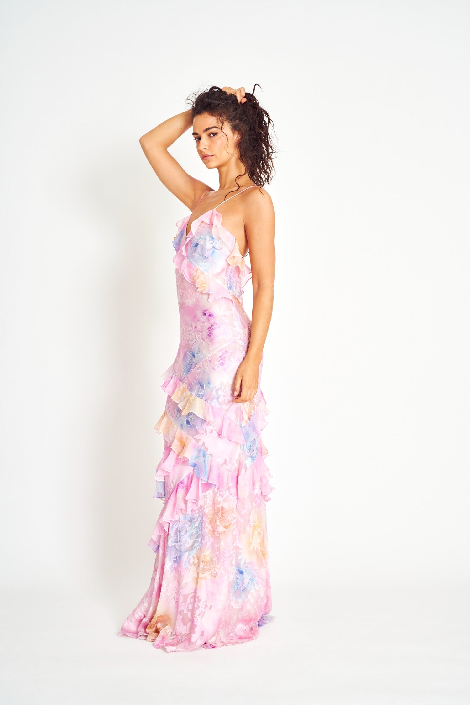 Montgomery | Rialto Floral Chiffon Maxi Dress