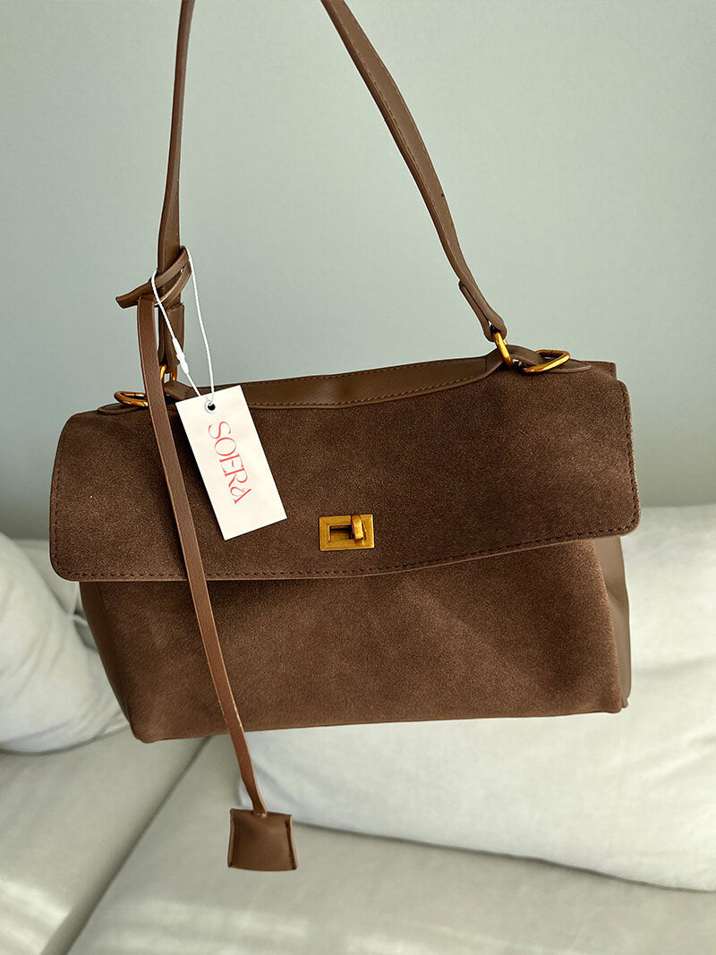 Montgomery | ramona faux suede bag