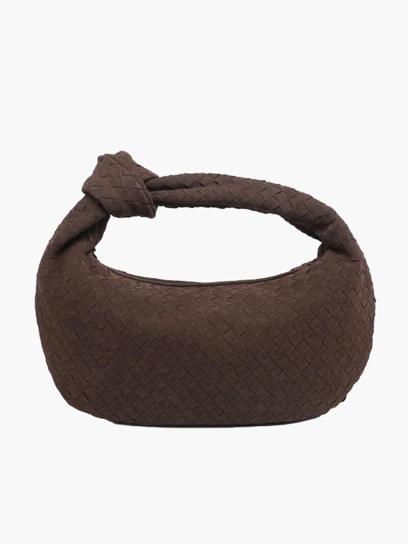 Montgomery | Woven bag medium suede