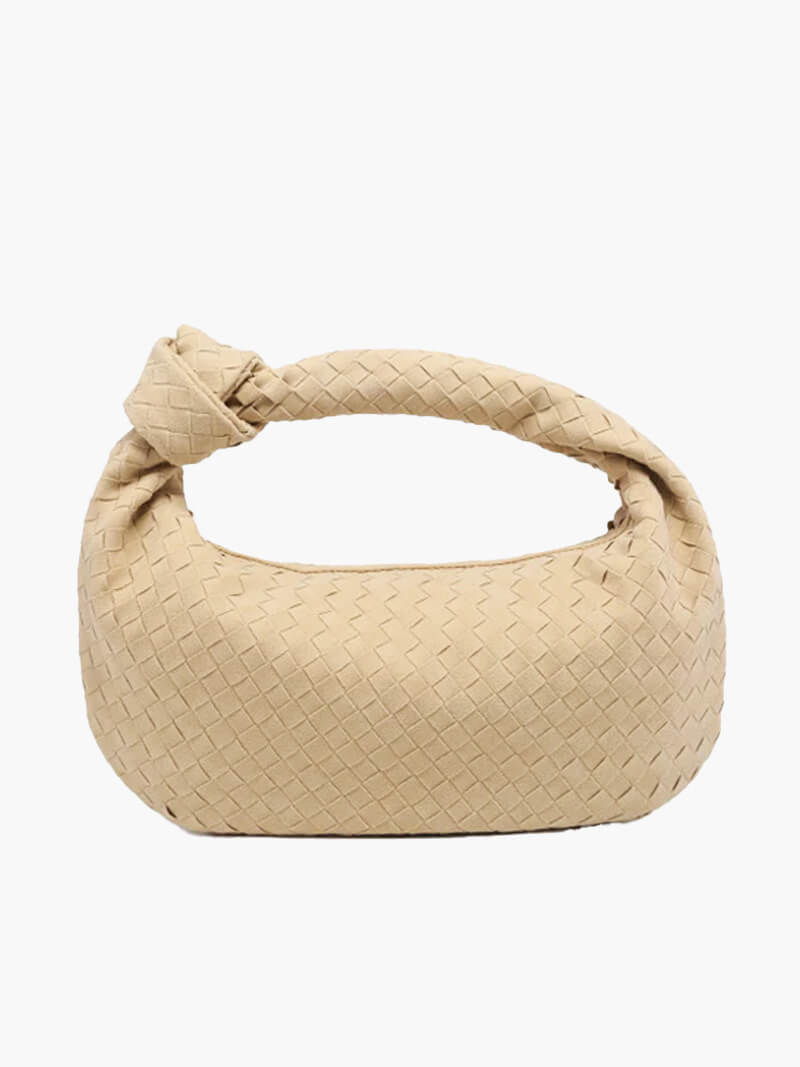 Montgomery | Woven bag medium suede