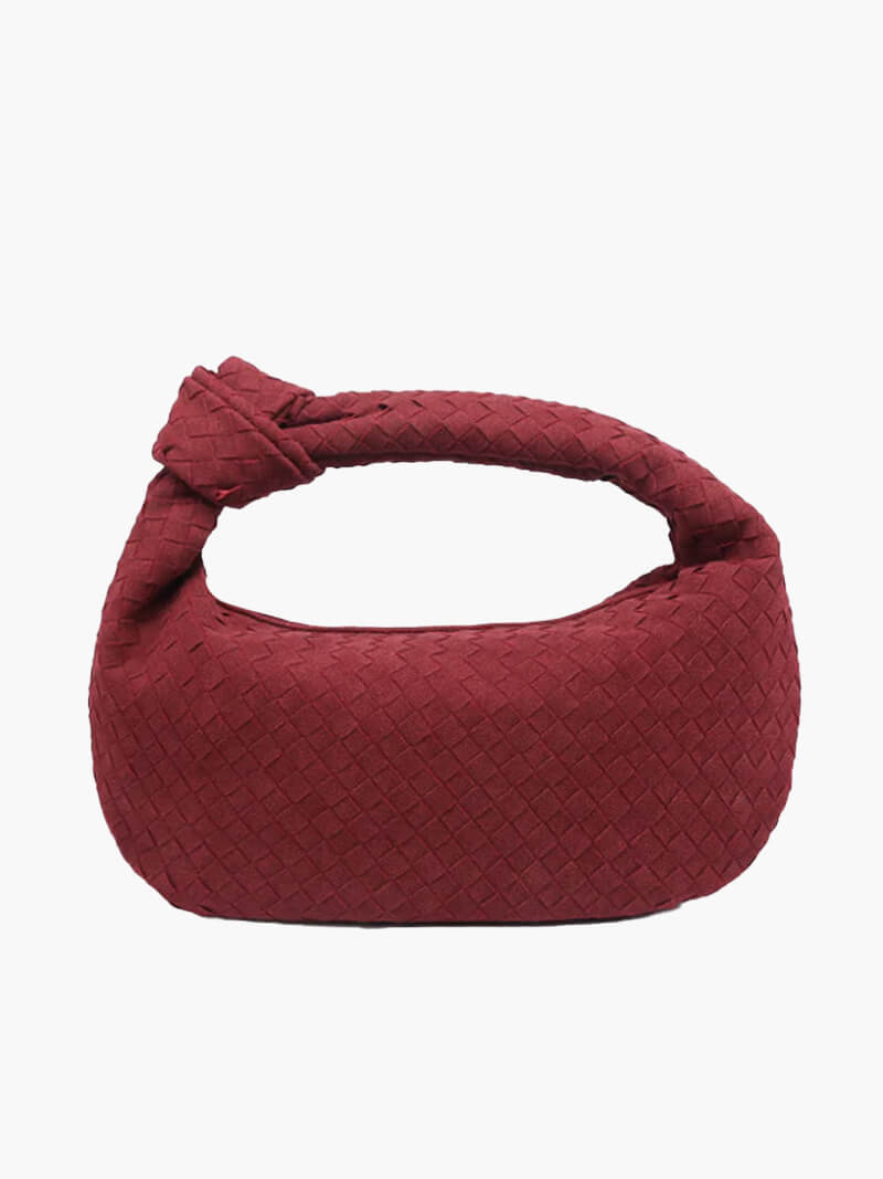 Montgomery | Woven bag medium suede