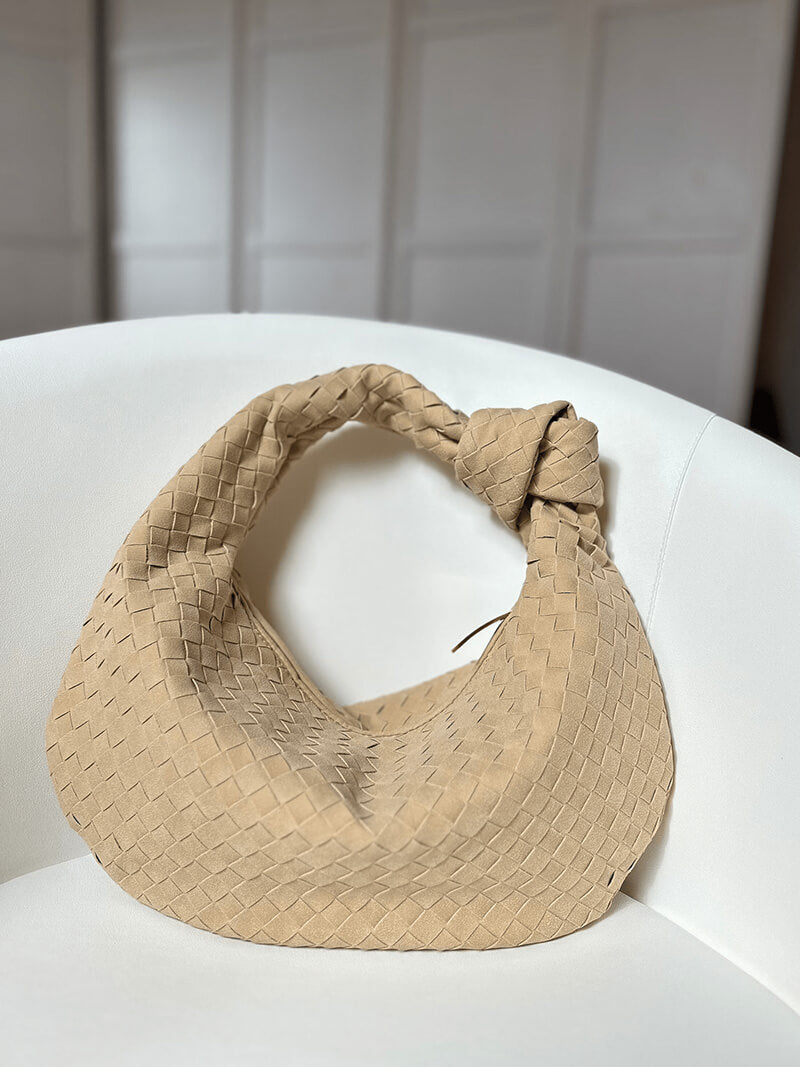 Montgomery | Woven bag medium suede