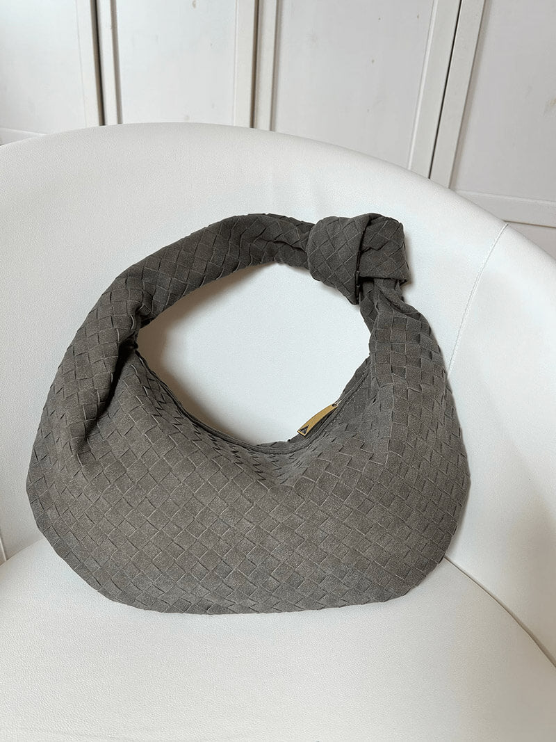 Montgomery | Woven bag medium suede